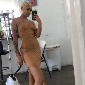 SavageXFenty Satin Glisten Dress